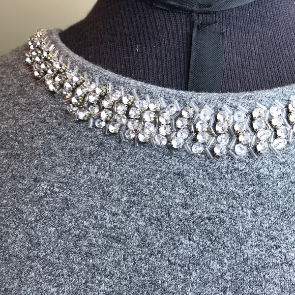 Grey Paraphrase Embellished Top size M - Picture 2 of 5